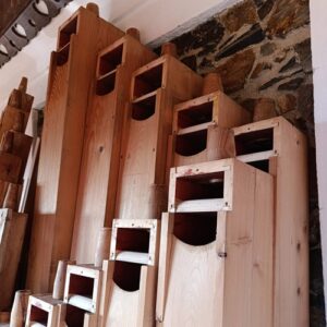 Velka dřevěná píšťala (subbas)